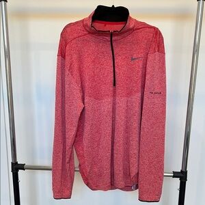 Nike Men's Red Half Zip